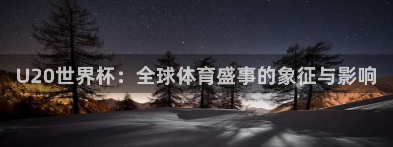 世界杯赛程时间表：U20世界杯：全球体育盛事的象征与影响