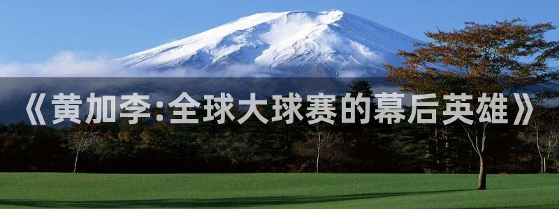 2026世界杯官网入口：《黄加李:全球大球赛的幕后英雄》